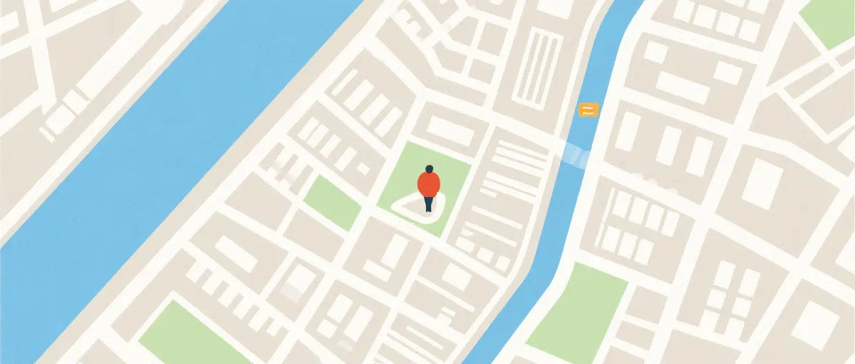 办公地点与路线示意图